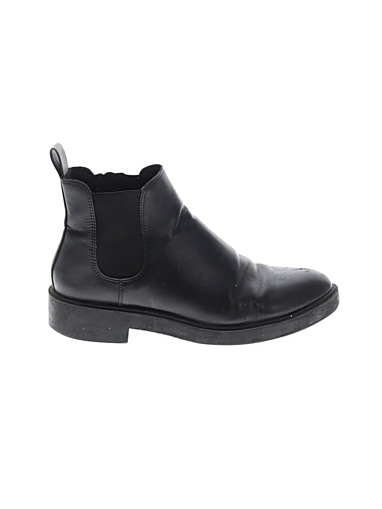Pre-owned Assorted Brands Ankle Boots In Black