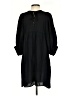 Unbranded 100% Rayon Solid Black Casual Dress Size S - photo 2