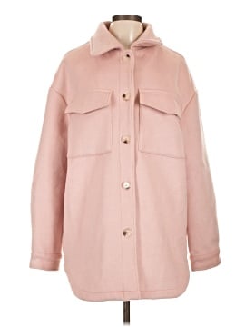 Line & Dot Wool Coat (view 1)