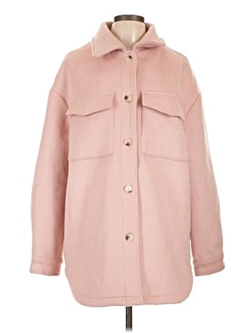Line & Dot Wool Coat (view 1)