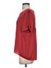 Ann Taylor LOFT 100% Polyester Red Short Sleeve Blouse Size S - photo 5
