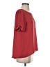Ann Taylor LOFT 100% Polyester Red Short Sleeve Blouse Size S - photo 4
