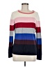 Talbots Color Block White Pullover Sweater Size M - photo 1