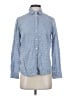 Boden Tweed Blue Long Sleeve Button-Down Shirt Size S - photo 1