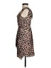 BCBGeneration 100% Recycled Polyester Animal Print Brown Cocktail Dress Size 2 - photo 5
