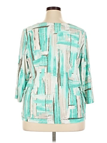 JM Collection 3/4 Sleeve Blouse (view 2)