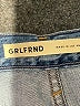 GRLFRND 100% Cotton Hearts Blue Jeans Size 26 waist - photo 7