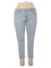 Gap Chevron-herringbone Blue Jeans Size 14 - photo 1