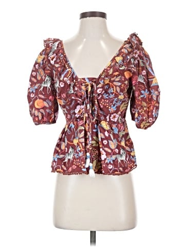 Maeve by Anthropologie 3/4 Sleeve Blouse (view 1)