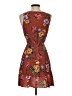 Lush Floral Brown Casual Dress Size S - photo 2