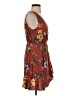 Lush Floral Brown Casual Dress Size S - photo 4