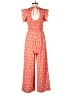 Assorted Brands Hearts Orange Jumpsuit Size M - photo 2