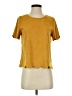 Altar'd State 100% Polyester Gold Short Sleeve Top Size S - photo 1