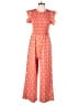 Assorted Brands Hearts Orange Jumpsuit Size M - photo 1