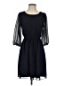 En Focus Studio Solid Black Casual Dress Size 4 - photo 1