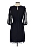 En Focus Studio Solid Black Casual Dress Size 4 - photo 2