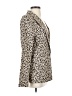Entro Animal Print Ivory Blazer Size 4 - photo 4