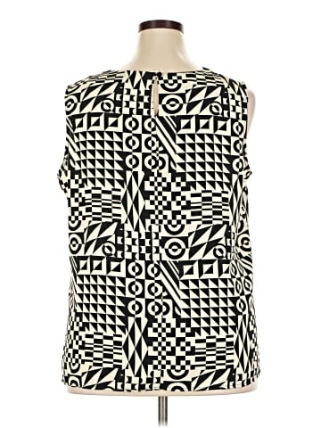 Maggie Barnes Sleeveless Blouse (view 2)