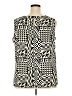 Maggie Barnes 100% Polyester Ivory Sleeveless Blouse Size 2X - photo 2