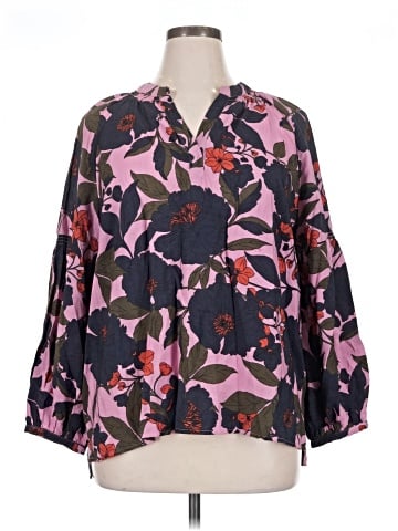 Caslon 3/4 Sleeve Blouse (view 1)