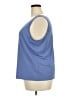 Eileen Fisher 100% Silk Blue Sleeveless Top Size 3X - photo 5