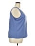 Eileen Fisher 100% Silk Blue Sleeveless Top Size 3X - photo 4