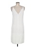 W by Worth Solid White Casual Dress Size 6 - photo 2