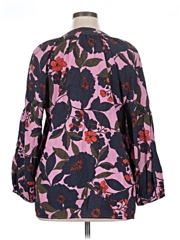 Caslon 3/4 Sleeve Blouse (view 2)