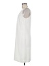 W by Worth Solid White Casual Dress Size 6 - photo 5