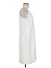 W by Worth Solid White Casual Dress Size 6 - photo 4