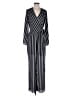 MICHAEL Michael Kors Stripes Black Jumpsuit Size 8 - photo 1