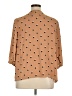 Liz Claiborne Polka Dots Tan 3/4 Sleeve Blouse Size XL - photo 2