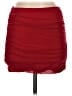 Shein Solid Red Casual Skirt Size 6 - photo 1