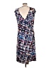 Robert Rodriguez 100% Polyester Print Blue Casual Dress Size L - photo 2
