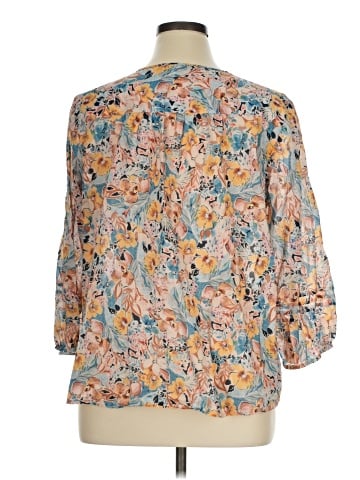 J.Jill 3/4 Sleeve Blouse (view 2)