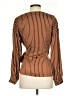 Greylin 100% Polyester Brown Long Sleeve Blouse Size S - photo 2