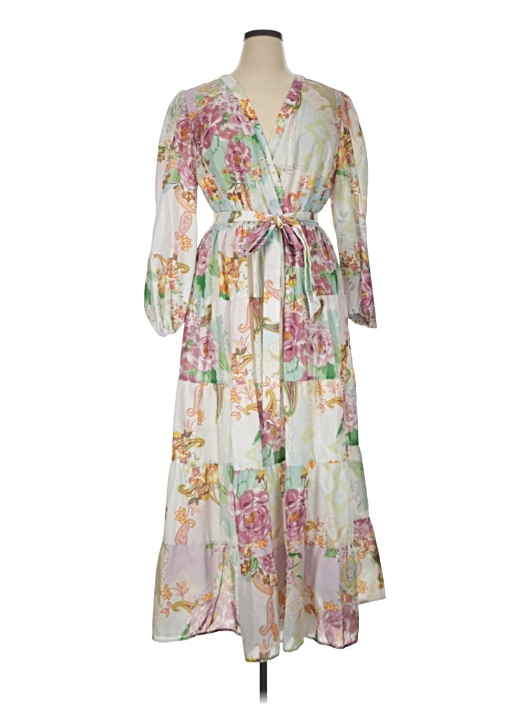 Pre-owned Eloquii Casual Dress In Ivory