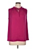 Merona 100% Polyester Purple Sleeveless Blouse Size L - photo 1