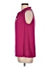 Merona 100% Polyester Purple Sleeveless Blouse Size L - photo 5