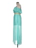 L8ter Teal Cocktail Dress Size L - photo 5