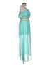 L8ter Teal Cocktail Dress Size L - photo 4