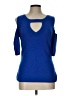 Bold Elements Blue 3/4 Sleeve Top Size L - photo 1
