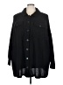 Torrid Black Long Sleeve Button-Down Shirt Size 5X Plus (6) - photo 1