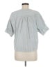 FRAME 100% Organic Cotton Blue Short Sleeve Blouse Size M - photo 2
