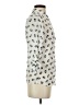 Freebird 100% Polyester Animal Print Ivory 3/4 Sleeve Blouse Size S - photo 4