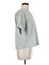 FRAME 100% Organic Cotton Blue Short Sleeve Blouse Size M - photo 4