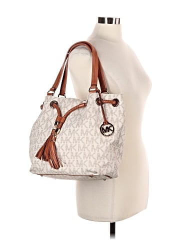 MICHAEL Michael Kors Leather Bucket Bag (view 2)