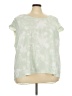 Unbranded 100% Polyester Green Short Sleeve Top Size 4X - photo 1