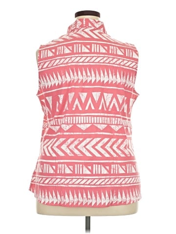 Lularoe Sleeveless Button-Down Shirt (view 2)