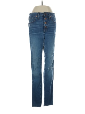 Madewell 10" High-Rise Skinny Jeans in Hanna Wash (view 1)